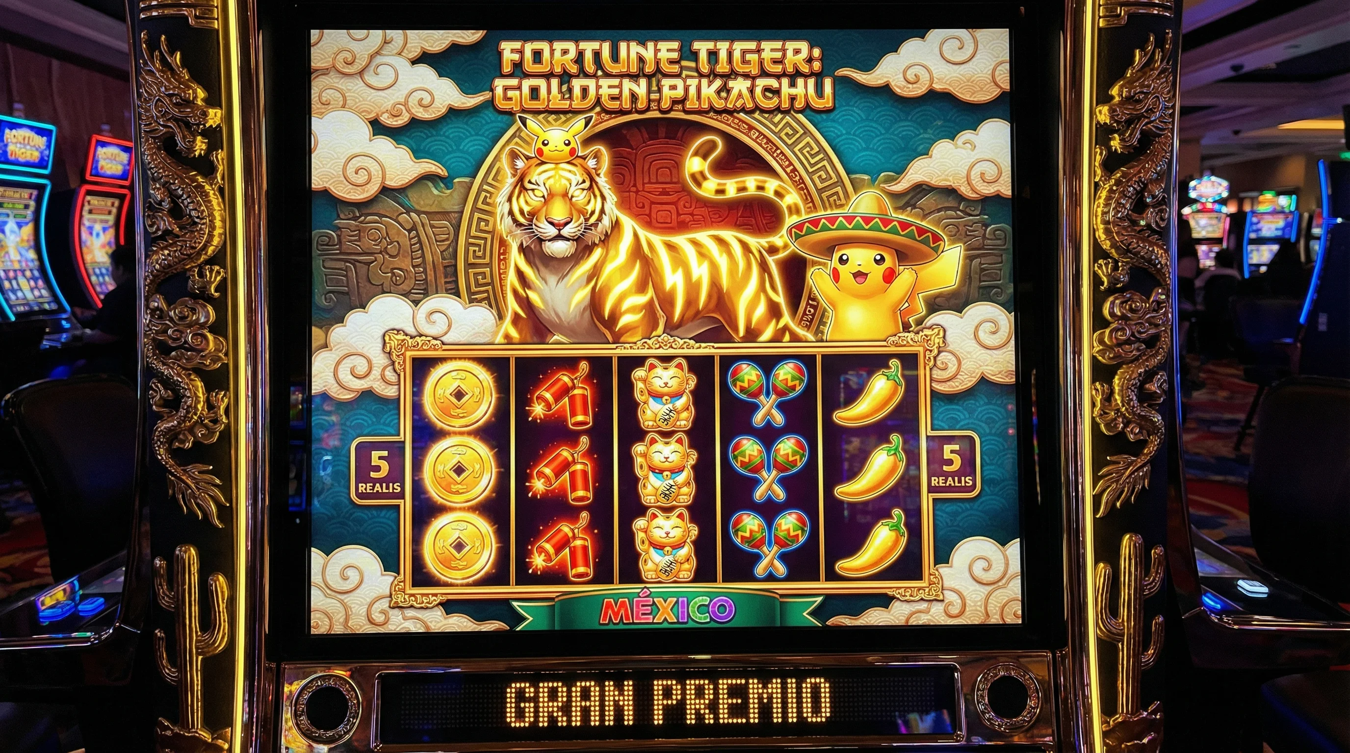 Fortune Tiger Golden tragamonedas con tigre dorado